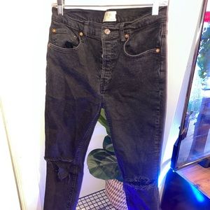 Free People Black Jeans